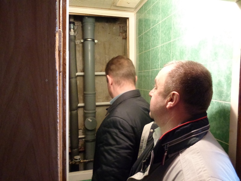 Проверка хода капитального ремонта корпуса 445